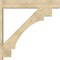 Ekena Millwork Merced Block Rough Sawn Outlooker, Douglas Fir, 8"W x 46"D x 46"H OUT08X46X46MRC05RDF - alternate 4